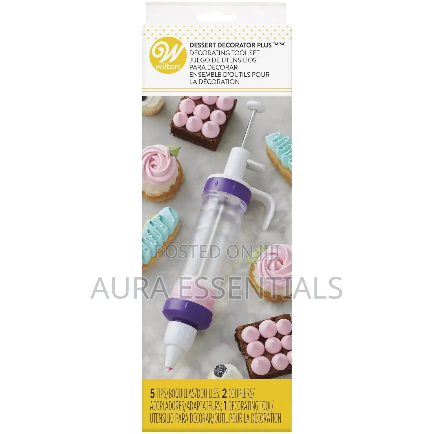 Dessert Decorator With Cake Icing Tool Set- White