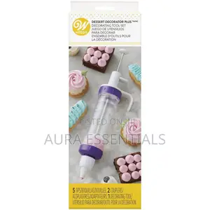 Dessert Decorator With Cake Icing Tool Set- White