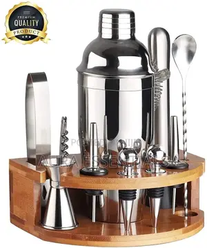 8pieces Stainless Steel Bar Cocktail Shaker Set