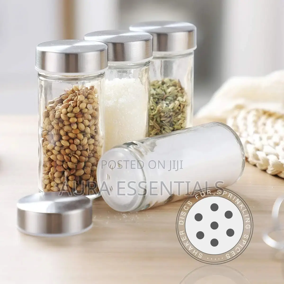 12pieces Rotating Spice Rack/Organiser