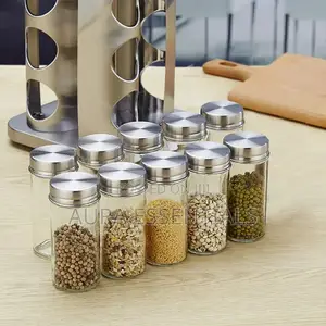 12pieces Rotating Spice Rack/Organiser