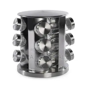 12pieces Rotating Spice Rack/Organiser