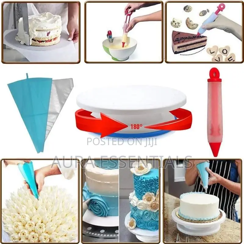 260 Pieces Cake Decorating Kit Set/ Turntable