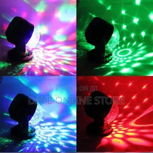 Sound Activated Disco Lights.