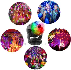 Sound Activated Disco Lights.