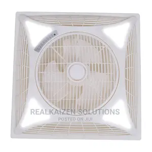 ESTIA Recessed Ceiling Fan With LED Light and Remote 60x60
