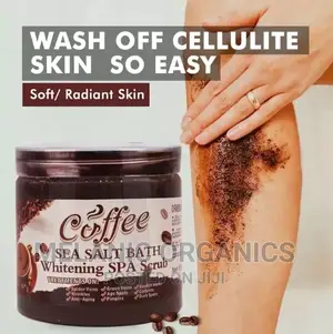 Coffee Sea Salt Bath Whitening Spa Scrub 680g