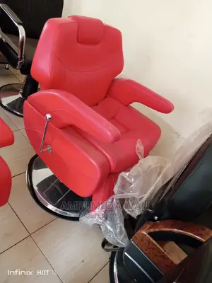 Saloon Barber Chairs Red Color