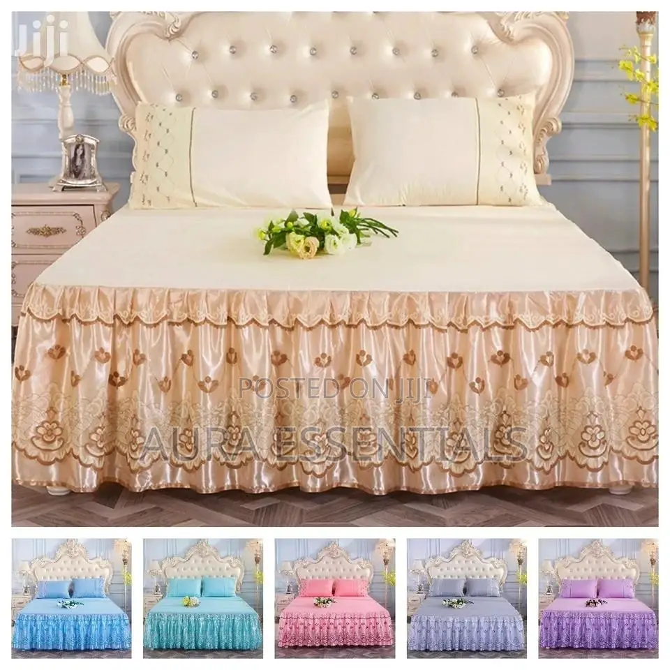 Classy Bed Liners With 2 Pillow Cases