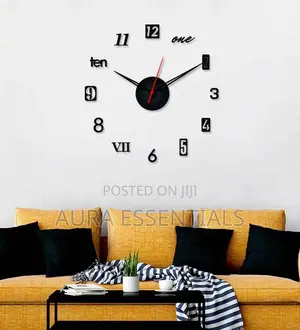 3D Classy Wall Clock