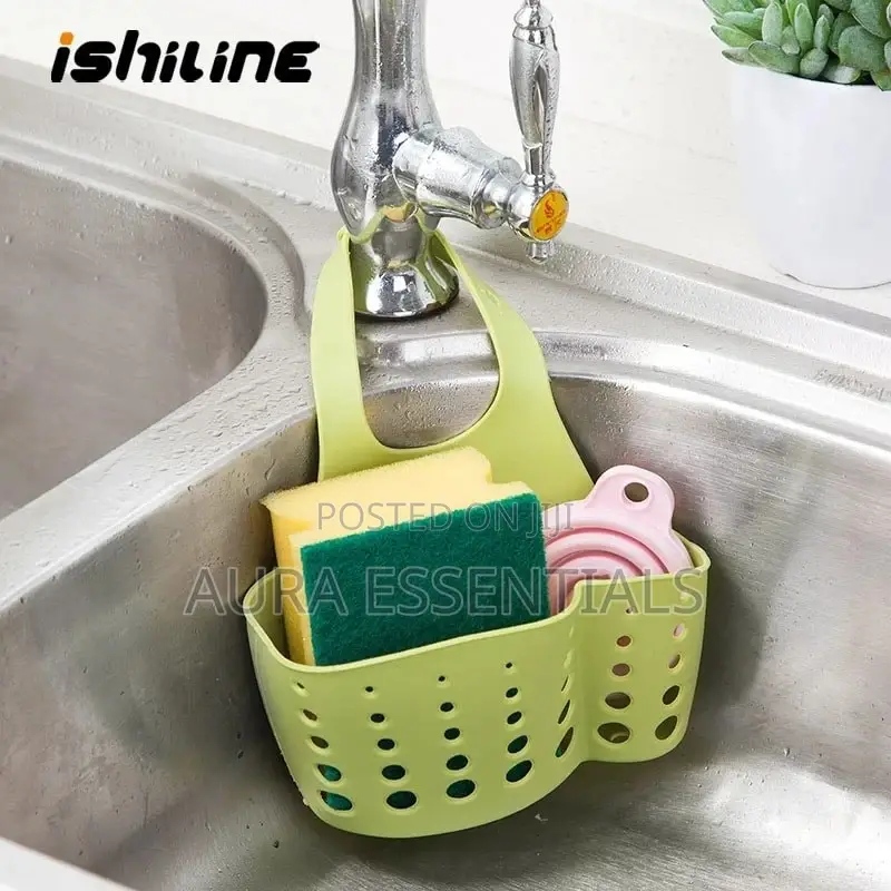 Sink Shelf Soap Sponge Drainer Rack