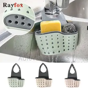 Sink Shelf Soap Sponge Drainer Rack