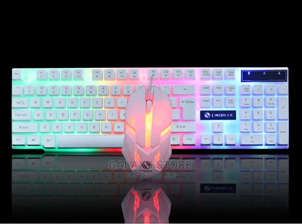 Wired Gaming Keyboard and Mouse Combo With RGB Backlight