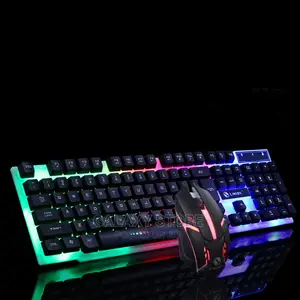 Wired Gaming Keyboard and Mouse Combo With RGB Backlight