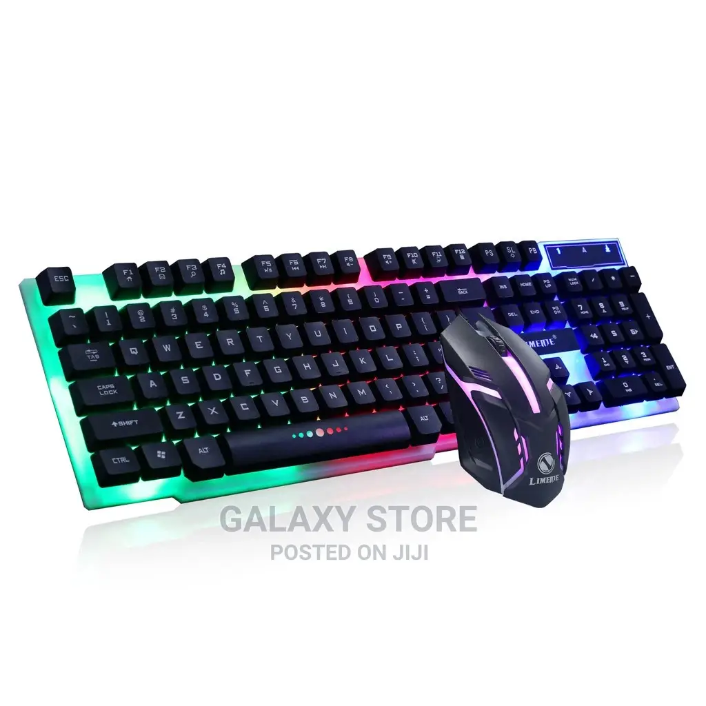 Wired Gaming Keyboard and Mouse Combo With RGB Backlight