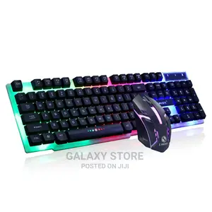 Wired Gaming Keyboard and Mouse Combo With RGB Backlight