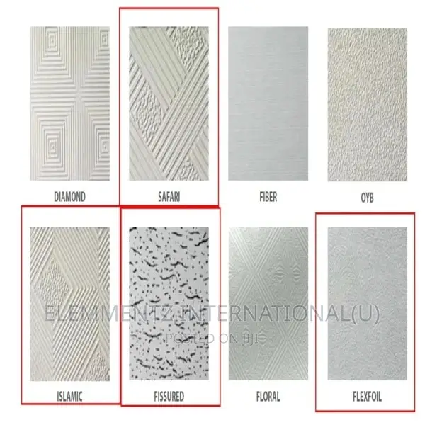 Gypsum Ceiling Tiles