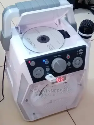 Singing Machine With Microphone, Cd Player, Flash , Blue