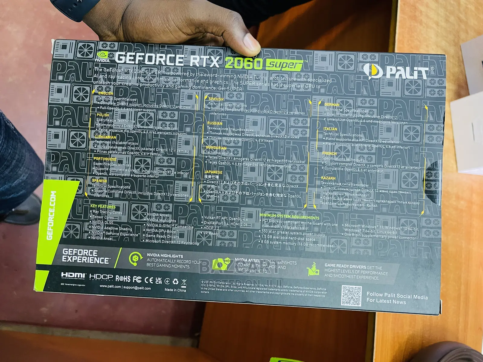 Palit Geforce RTX 2060 SUPER DUAL 8 GB GDDR6 Graphics Card
