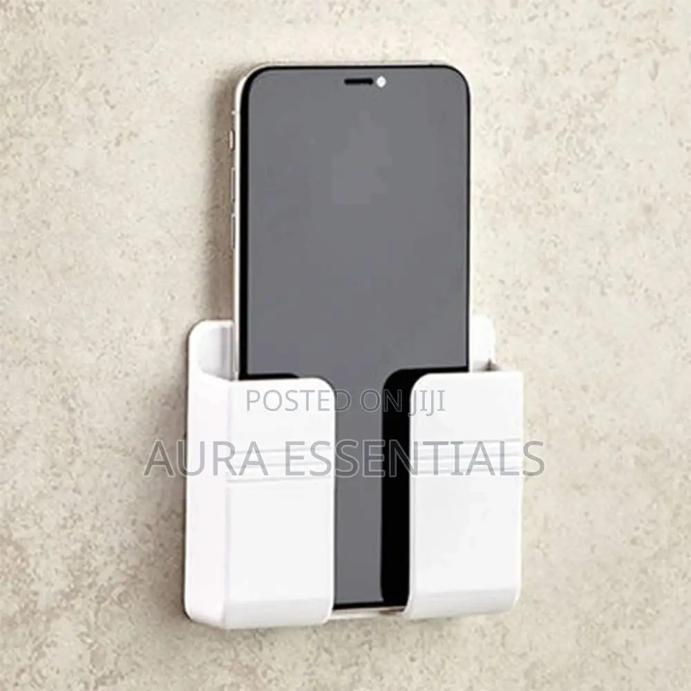 Wall Mounted Phone Holder Organizer / Storage Rack