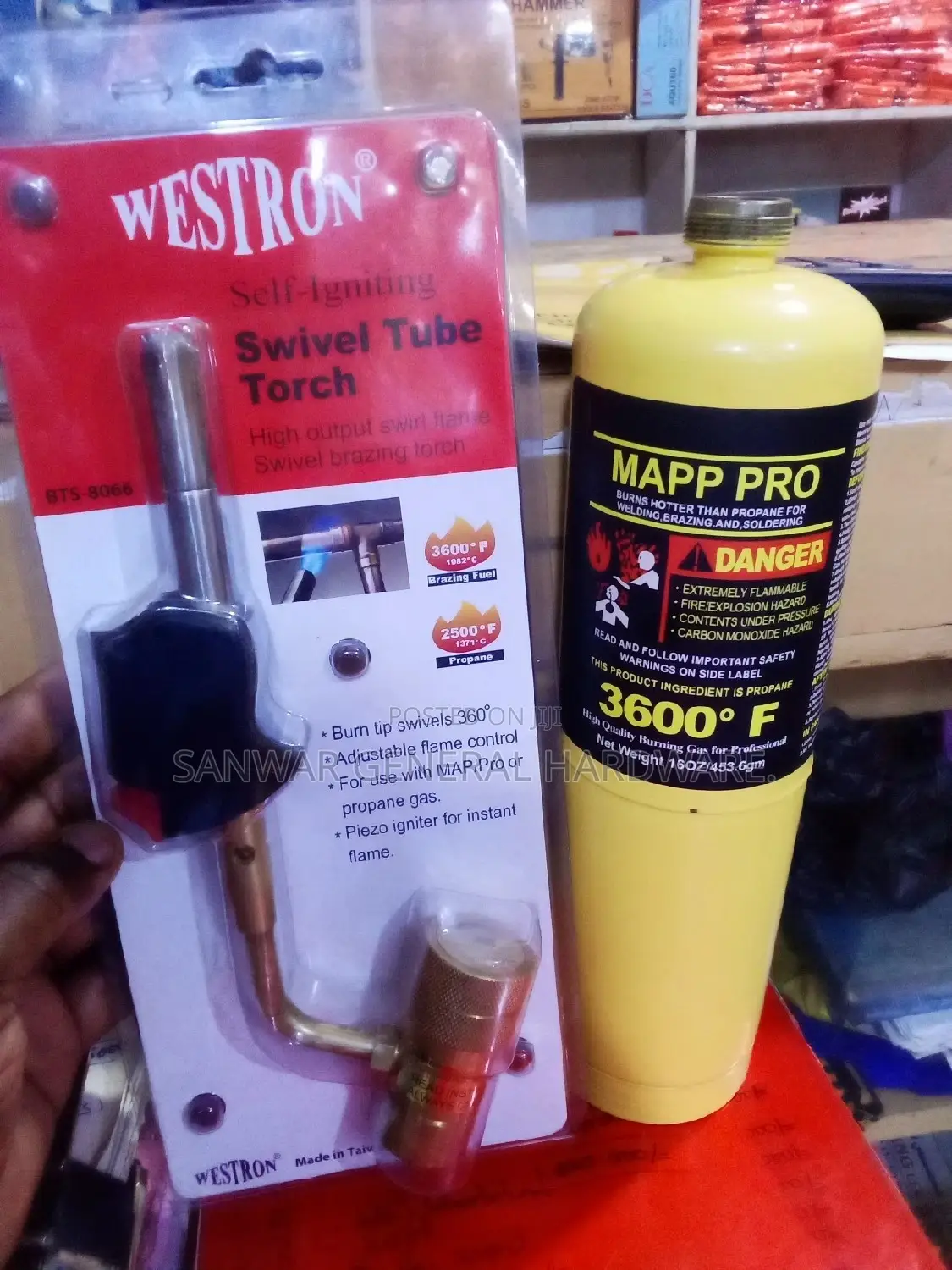 Mapp Pro and Swivel Tube Torch (Complete Set)