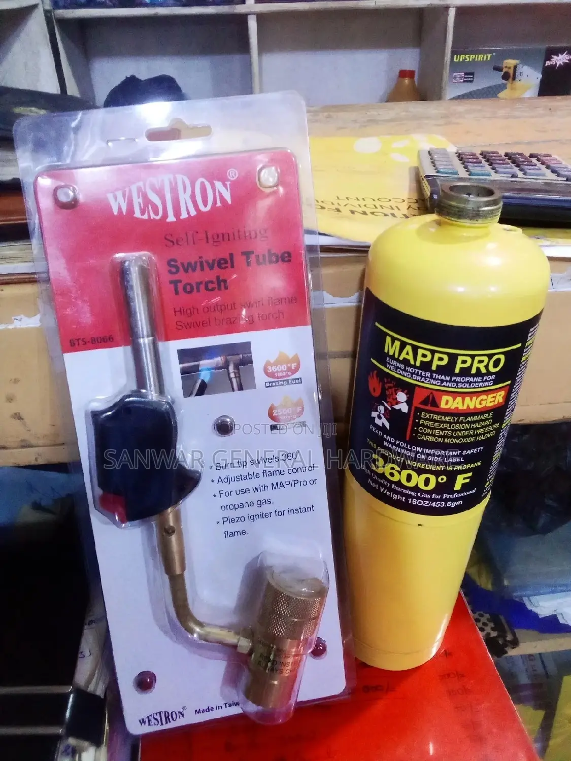 Mapp Pro and Swivel Tube Torch (Complete Set)