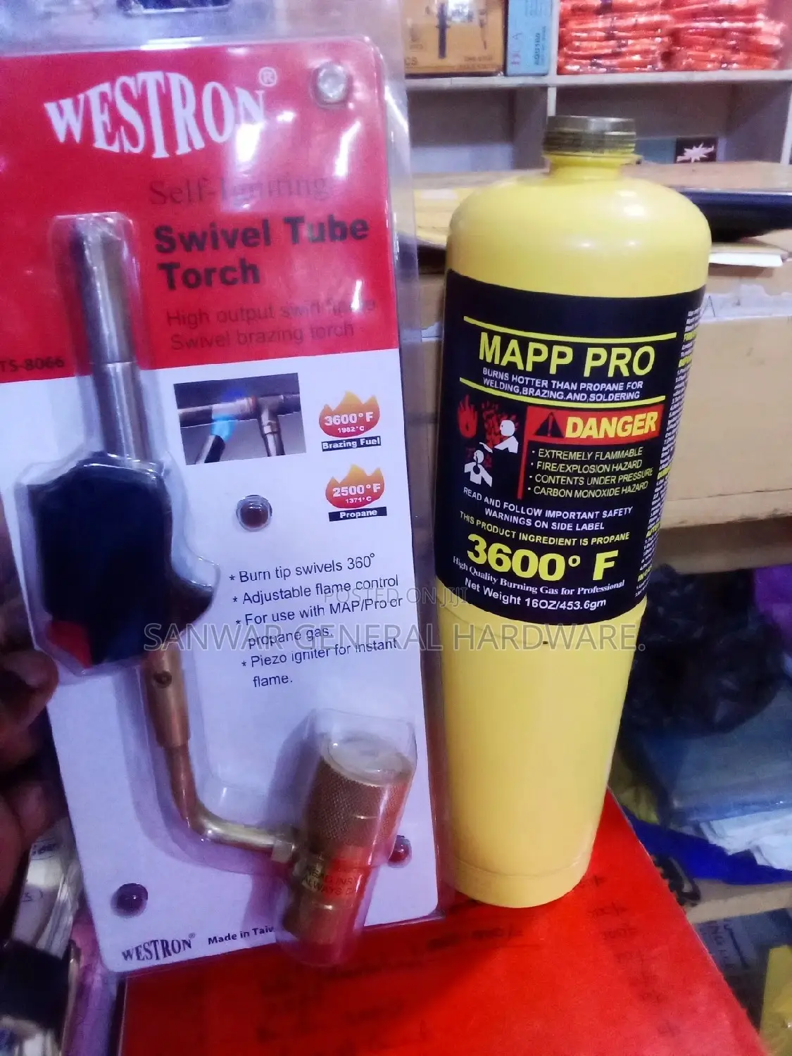 Mapp Pro and Swivel Tube Torch (Complete Set)