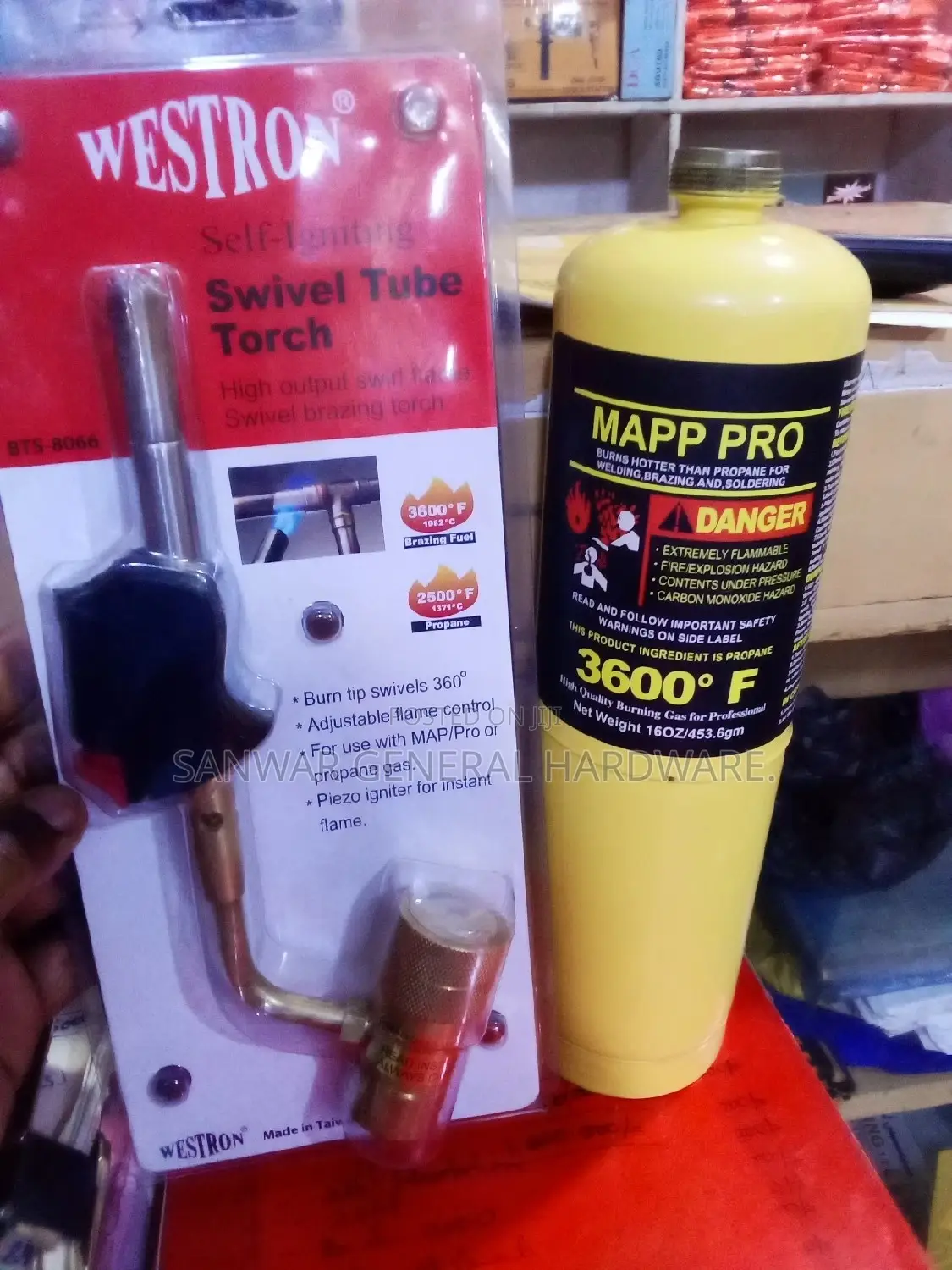Mapp Pro and Swivel Tube Torch (Complete Set)