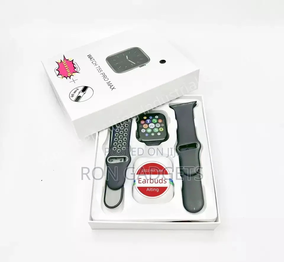 Smartwatch T55 With Xtra Strap and Buds