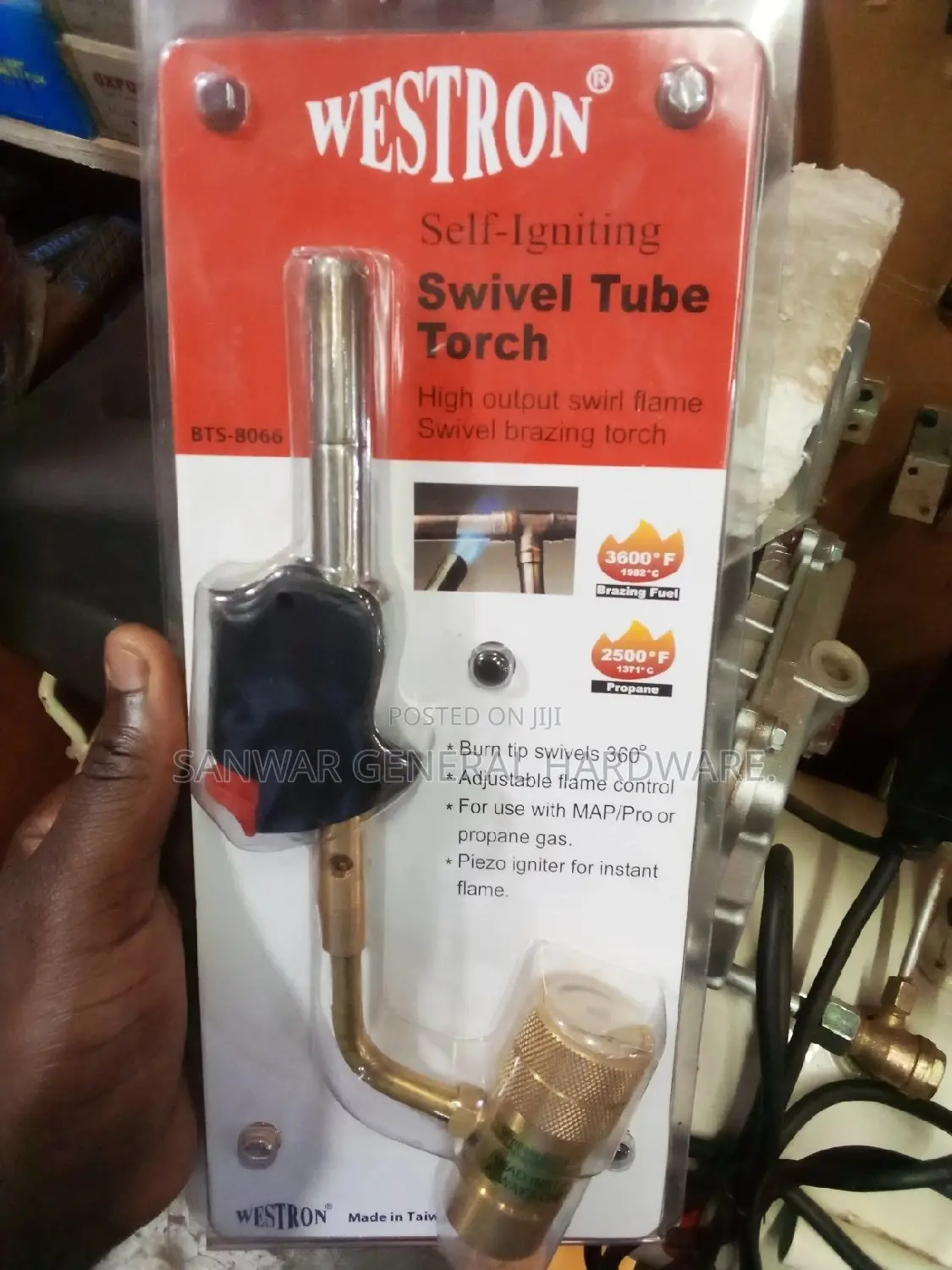 Self-Igniting Tube Torch