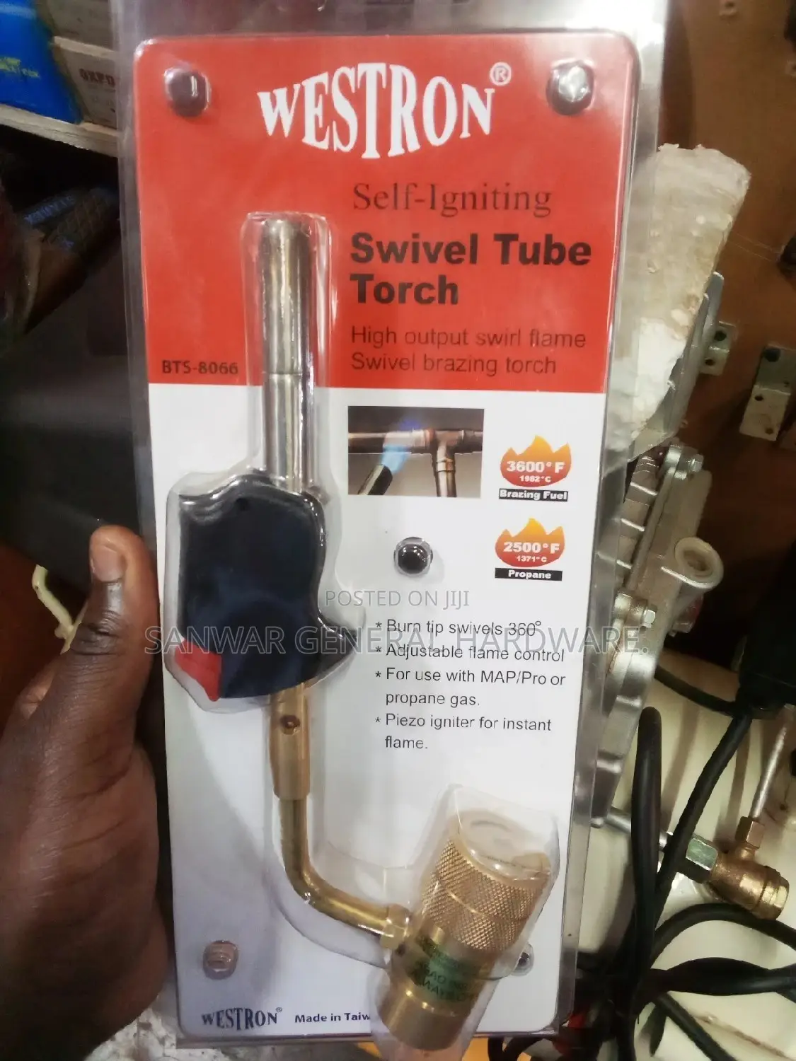 Self-Igniting Tube Torch