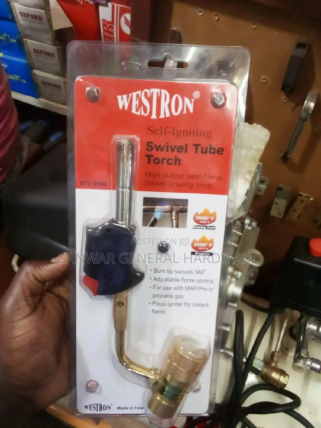 Self-Igniting Tube Torch