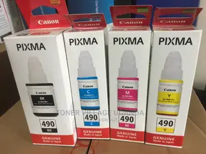 Canon 490 Ink for Pixma G1400 ,G2400,G34OO, G4411, G7040