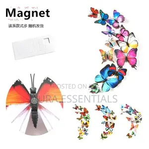 Wall Sticker 3D Colourful Butterfly