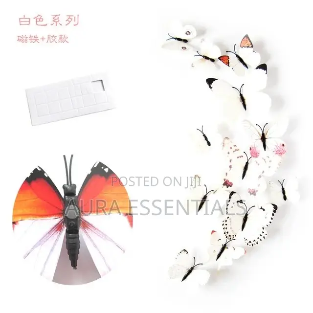 Wall Sticker 3D Colourful Butterfly