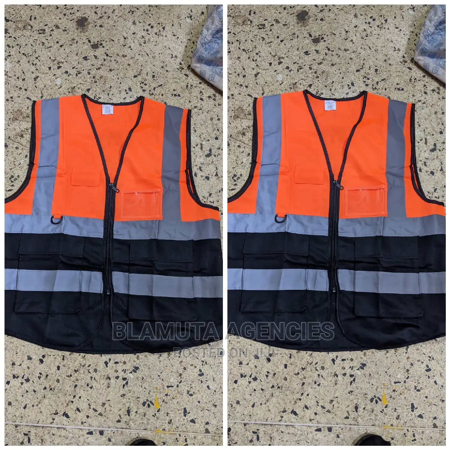 Reflective Jacket (Orange and Black