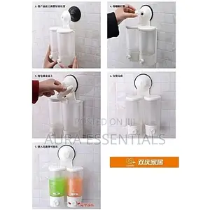Double Wall Mounted Liquid Soap Dispenser