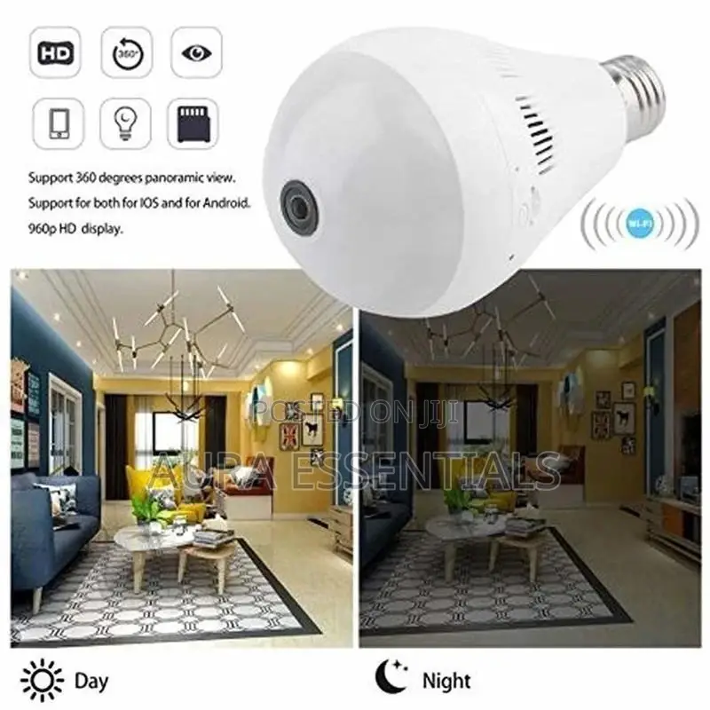 3D Panoramic Bulb Camera