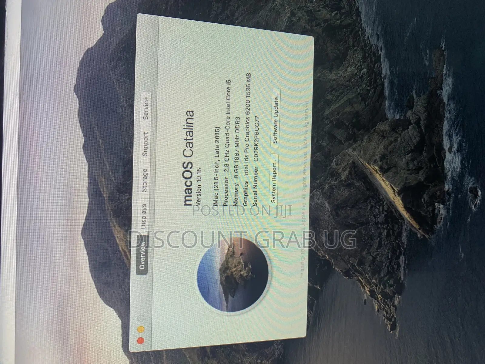 Desktop Computer Apple iMac 8GB Intel Core I5 SSD 2T
