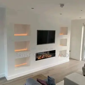 Tv Unit Gypsum Ceiling Project