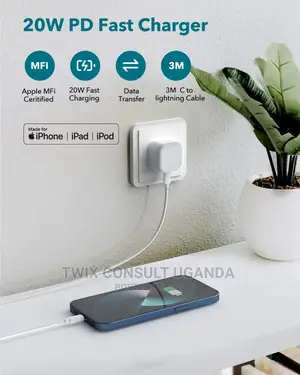 20W iPhone Fast Charger Plug USB C Charger Power Adapter Wit