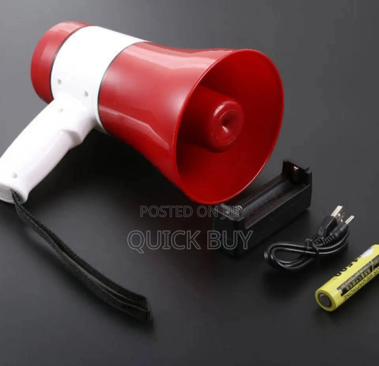 Handheld Rechargeable Megaphone/Recorder/Speaker