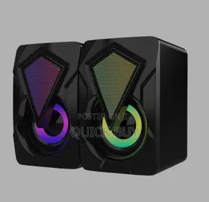 Mini Stereo Pc/ Laptop RGD Led Speakers