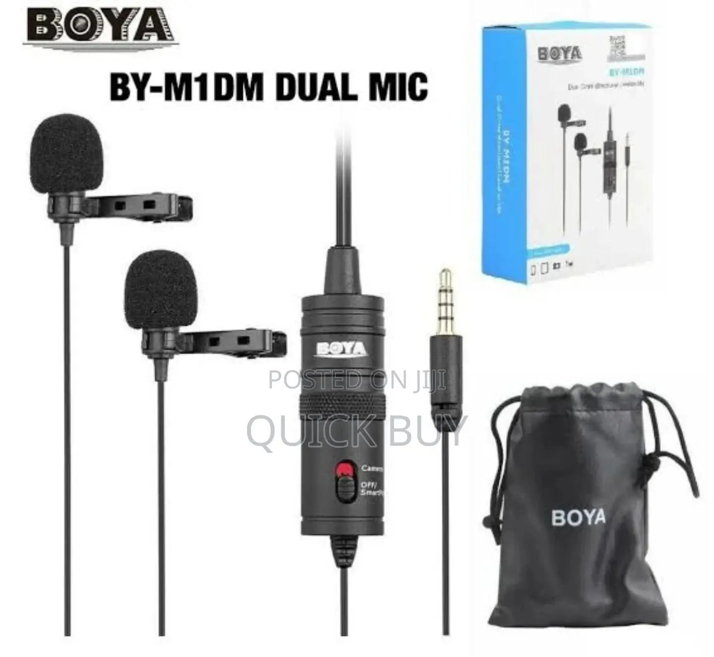 Boya Dual Lapel Microphones