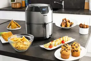 TEFAL 4.2L Stainless Steel Digital Easy Fry Deluxe Air Fryer