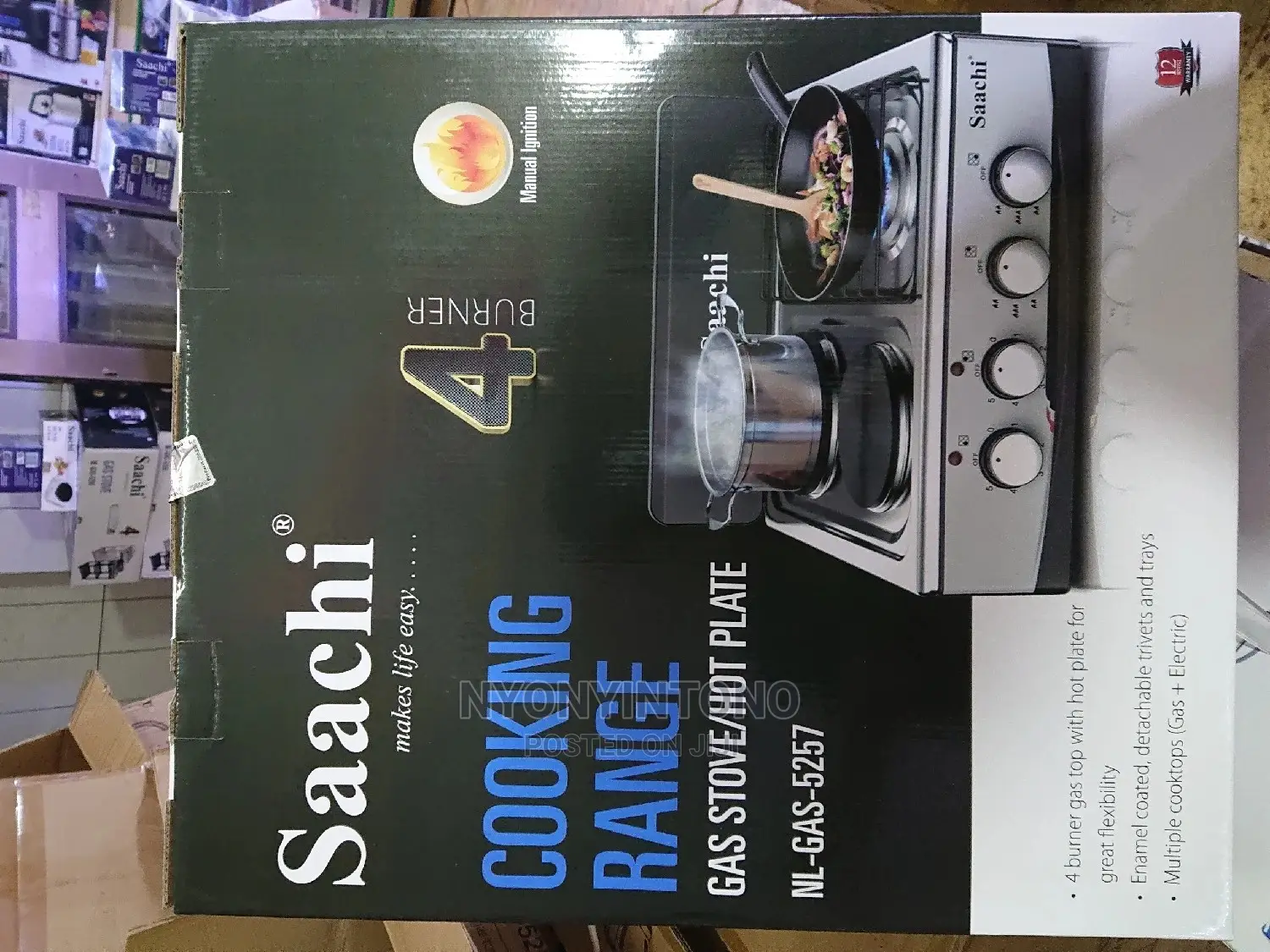 Saachi Electric / Gas Cooker