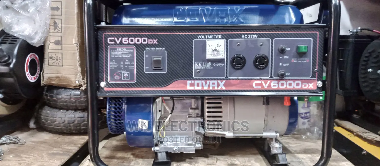 2.5kva Covax Petrol Generator CV6000DX