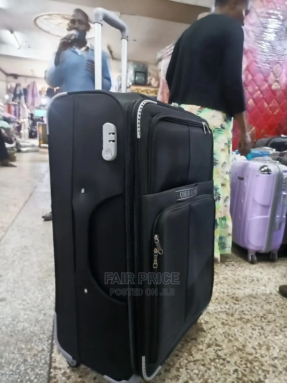 Cloth Suitcases (Black)