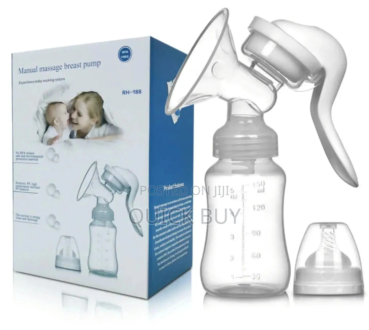 2 in 1 Single Manual Maternity Breaks Pump