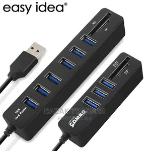 2.0 HUB 6 Port 90cm)USB Hub 3/6 Port Expander Adapter